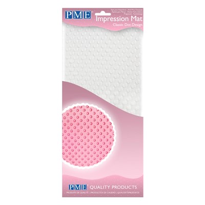 Pme Impression Mat - Classic Dot Design (150 X 305mm / 6 X 12”)