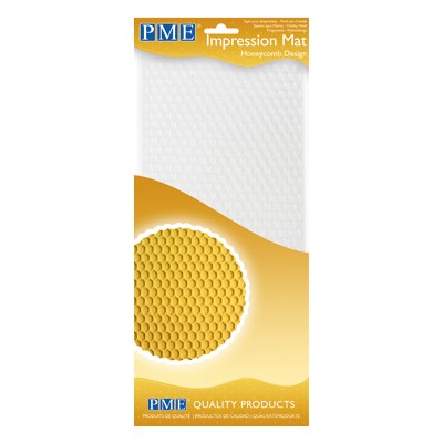 Pme Impression Mat - Honeycomb Design (150 X 305mm / 6 X 12”)
