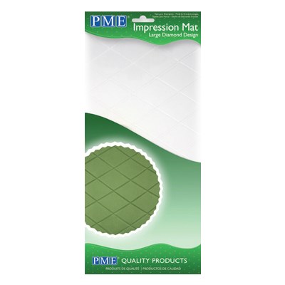 pme Impression Mat - Large Diamond Design (150 x 305mm / 6 x 12”)