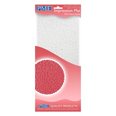 pme Impression Mat - Mini Heart Design (150 x 305mm / 6 x 12”)