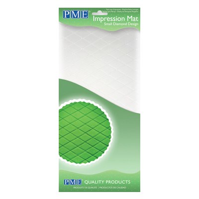 pme Impression Mat - Small Diamond Design (150 x 305mm / 6 x 12”)