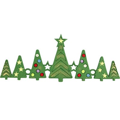Pme JEM Christmas Cutters - Christmas Tree Border (168 X 70mm / 6.6 X 2.7”)