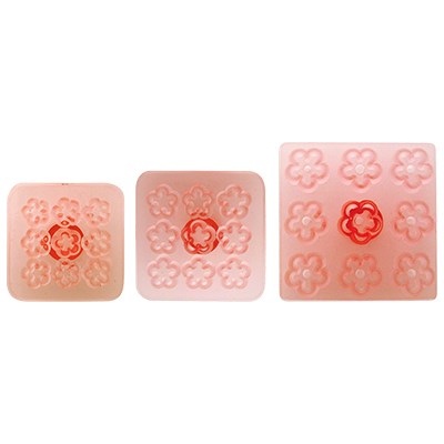 Pme JEM Floral Cutters - Multiple Daisy / Blossom Set Of 3