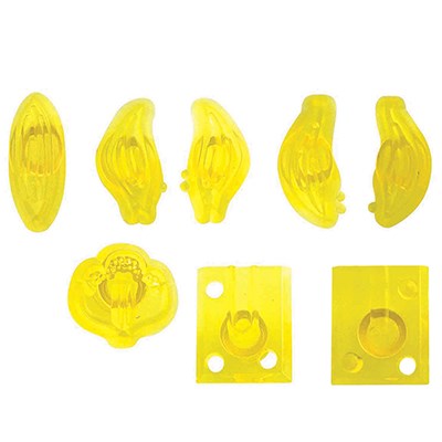 pme JEM Floral Cutters - Small Cymbidium Orchid Set of 8