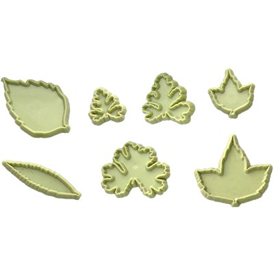 Pme JEM Foliage Cutters - Mixed Leaves Set 2 Set Of 7