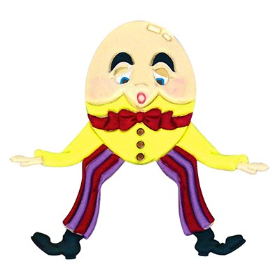 Pme JEM Novelty Cutters - Humpty Dumpty (95 X 97mm / 3.7 X 3.8”)