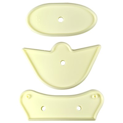 Pme JEM Novelty Cutters - Life Size Baby Bootee Set Of 3