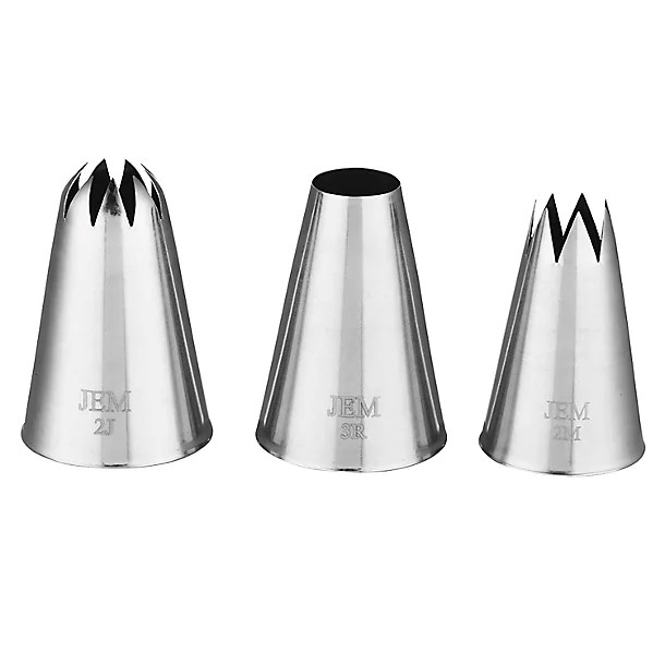 Pme Jem Nozzles Set – Large Cupcakes Collection Pack Of 3