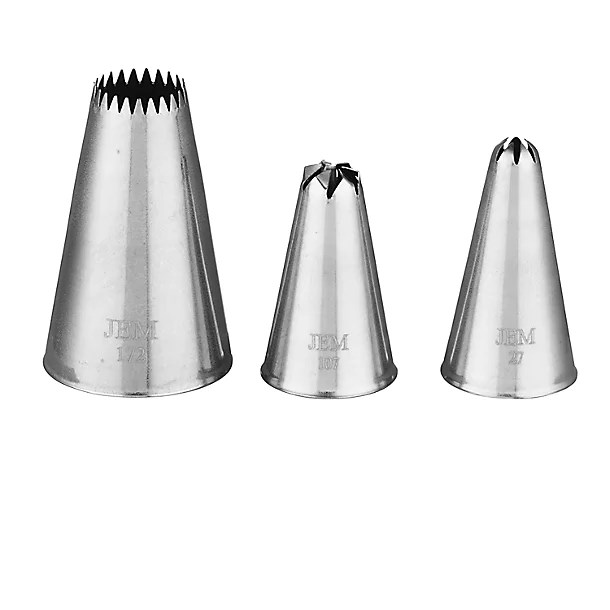 Pme Jem Nozzles Set – Mini Cupcakes & Stars Collection Pack Of 3