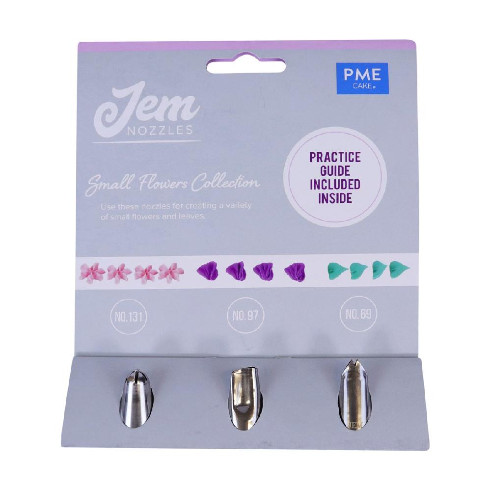 Pme Jem Nozzles Set – Small Flowers Collection Pack Of 3