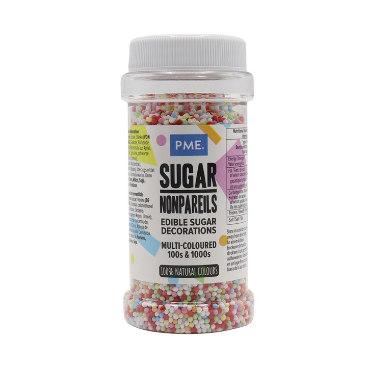 pme Multi-Coloured Non-Pareils/100s n 1000s (80g / 2.82oz)