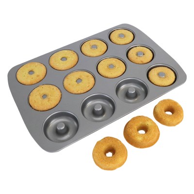 Pme Non Stick - 12 Cup Mini Donut Pan (37.3 X 26.1mm / 14.7 X 10.3")