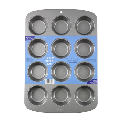 Pme Non Stick - 12 Cup Muffin Pan (45 X 26.5 X 5cm / 17.7 X 10.4 X 2”)
