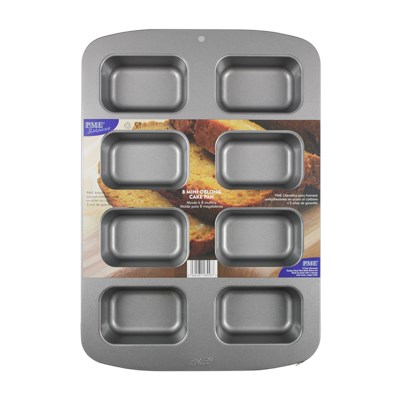 Pme Non Stick - 8 Cup Mini Oblong Cake Pan (39 X 29 X 3.8cm / 15 X 11.4 X 1.5”)