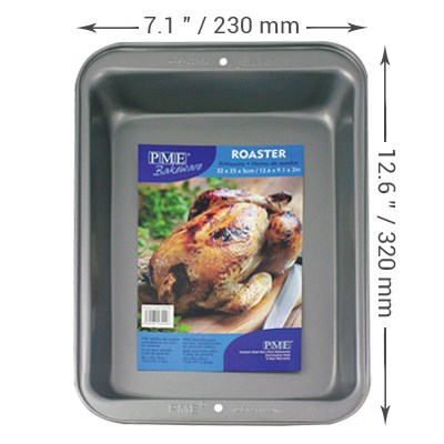 Pme Non Stick - Regular Roaster Pan (32 X 23 X 5cm / 12.6 X 9.1 X 2”)
