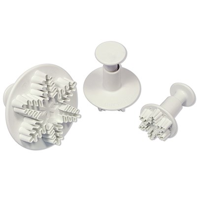 Pme Novelty Plunger Cutter - S/M/L Snowflake Set Of 3