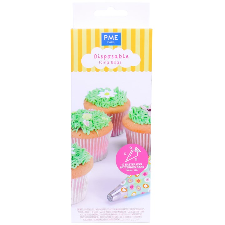 pme 12 Disposable Icing Piping Bags - Easter