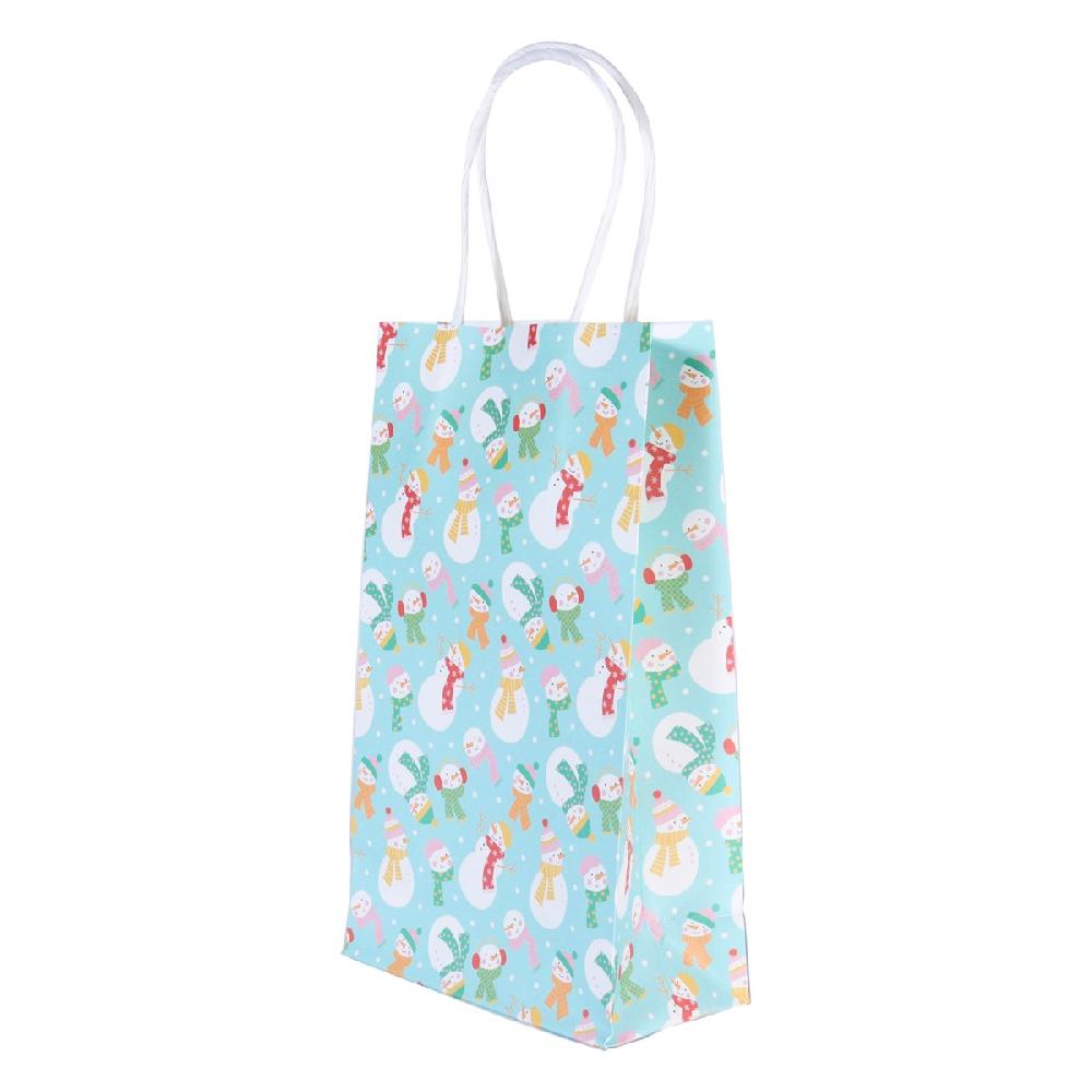 Pme 4 Christmas Paper Treat Bags - Snowmen