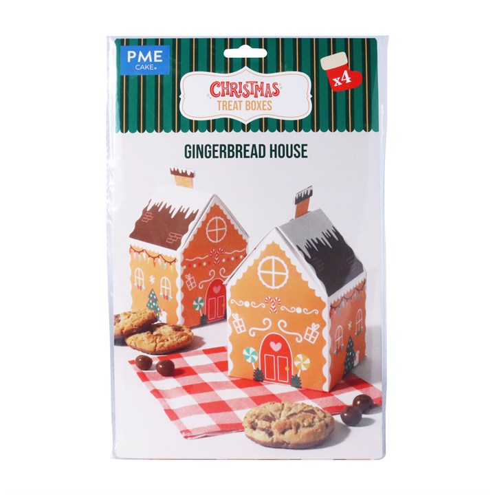 pme 4 Christmas Treat Boxes - Gingerbread House
