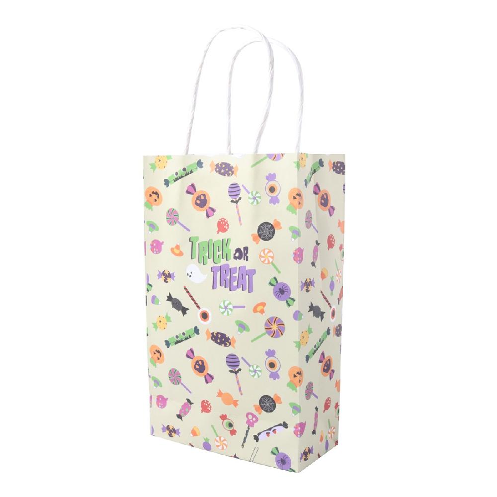 Pme 4 Halloween Paper Treat Bags - Trick Or Treat