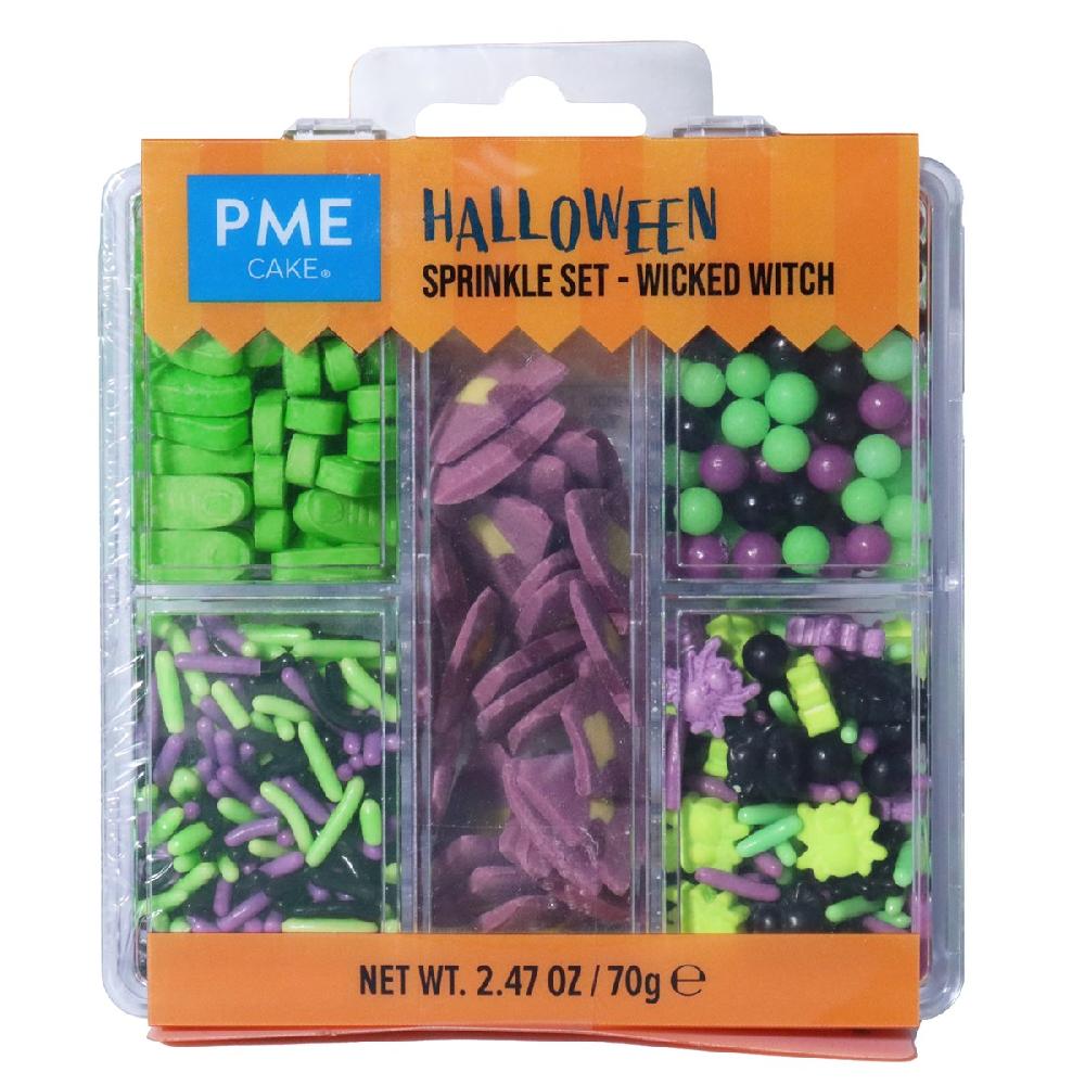 Pme 5-in-1 Halloween Sprinkle Set - Wicked Witch (70g)