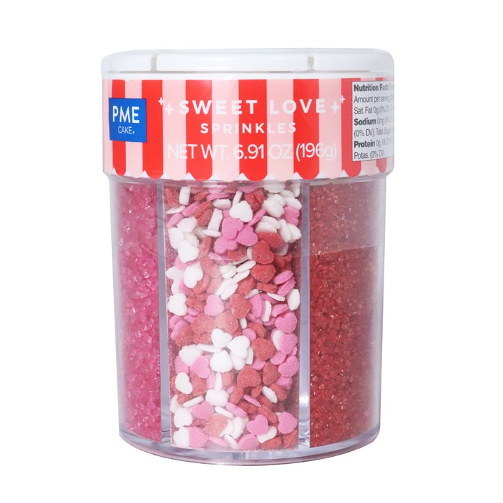 pme 6-in-1 Valentines Sprinkle Set - Sweet Love (196g)