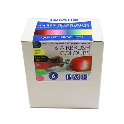pme Airbrush Colour - Set of 6 (150ml)