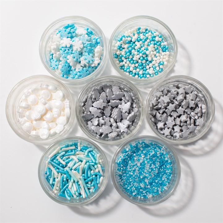 Pme Assorted Frosty Sprinkles - 7 Pack (42g / 1.48oz)
