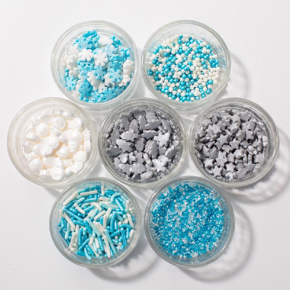 Pme Assorted Frosty Sprinkles - 7 Pack (42g / 1.48oz)