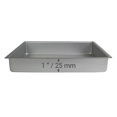 Pme Brownie Cake Pan (203 X 304 X 25mm / 8 X 12 X 1")