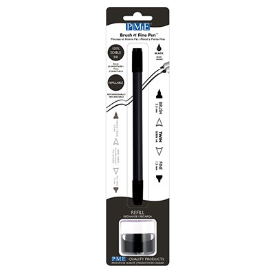 pme Brush & Fine Pen - Black