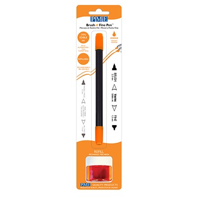 pme Brush & Fine Pen - Orange