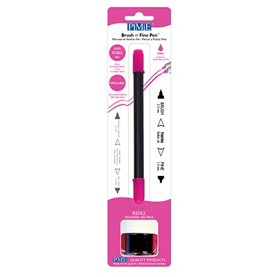 pme Brush & Fine Pen - Pink