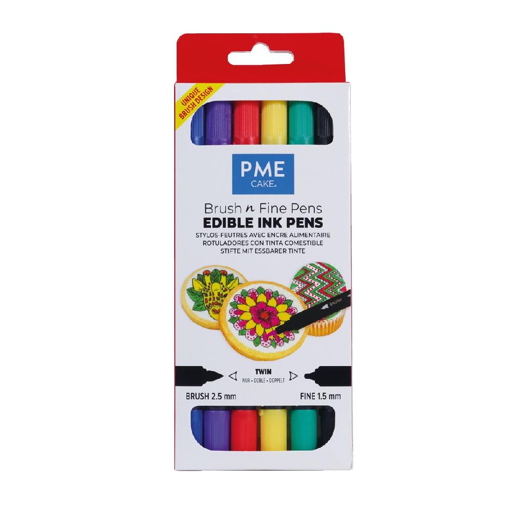 Pme Brush & Fine Pen Set - Bold Set Of 6