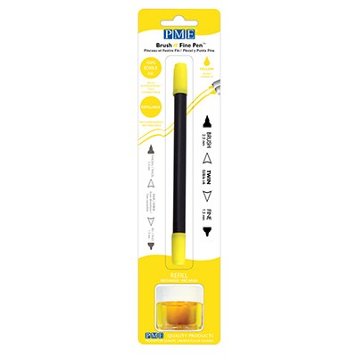 pme Brush & Fine Pen - Yellow