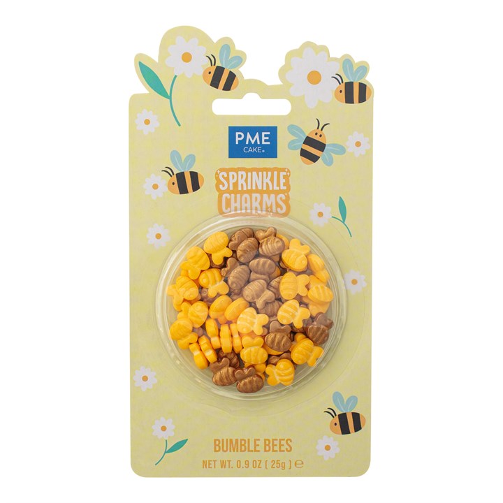 pme Bumble Bees Sprinkle Charms (25g / 0.9oz)