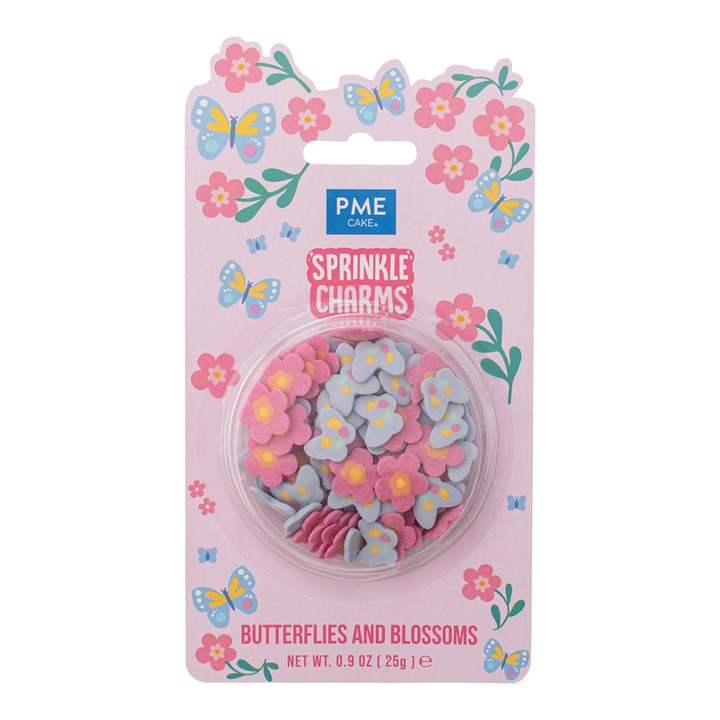 pme Butterflies & Blossoms Sprinkle Charms (25g / 0.9oz)