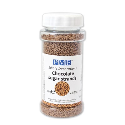 pme Chocolate Sugar Strands (80g / 2.82oz)