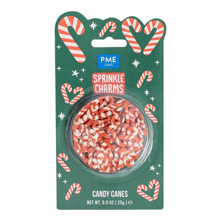pme Christmas Candy Cane Sprinkle Charms (25g / 0.9oz)