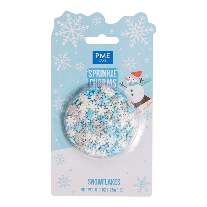 pme Christmas Snowflake Sprinkle Charms (25g / 0.9oz)