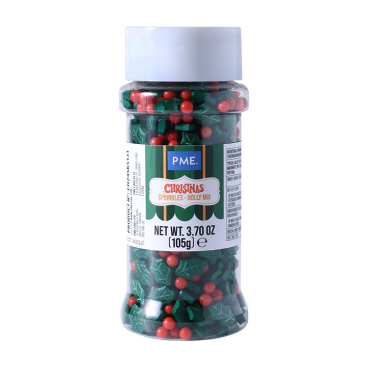 pme Christmas Sprinkles - Holly Mix (105g)