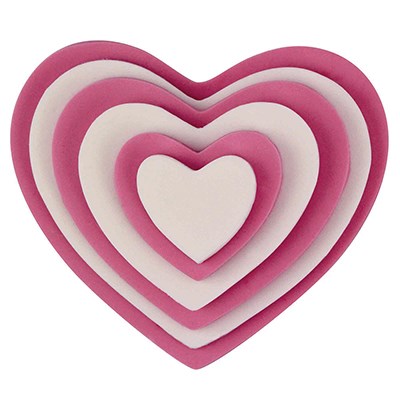 Pme Classic Shapes Cutters - Heart Set Of 6