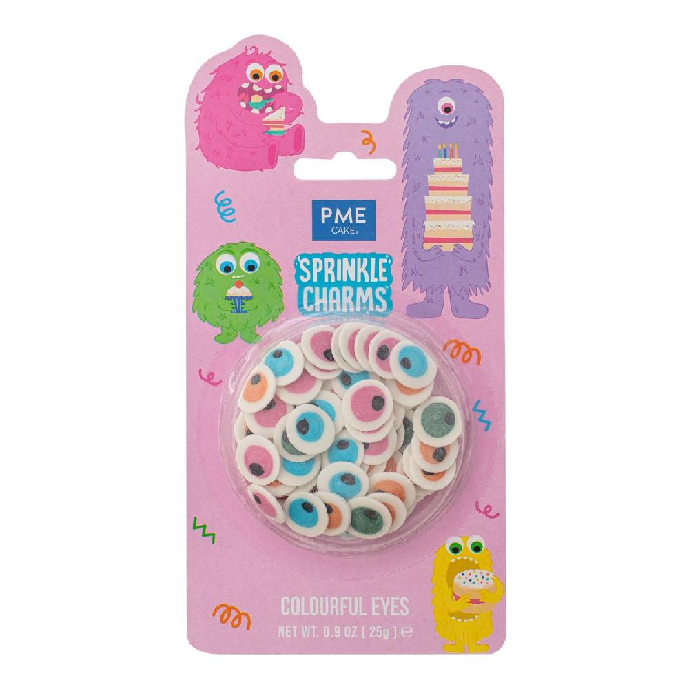 Pme Colourful Eyes Sprinkle Charms (25g / 0.9oz)