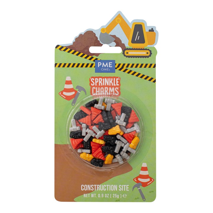 pme Construction Site Sprinkle Charms (25g / 0.9oz)
