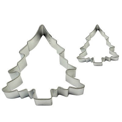 Pme Cookie & Cake - Christmas Tree Set Of 2