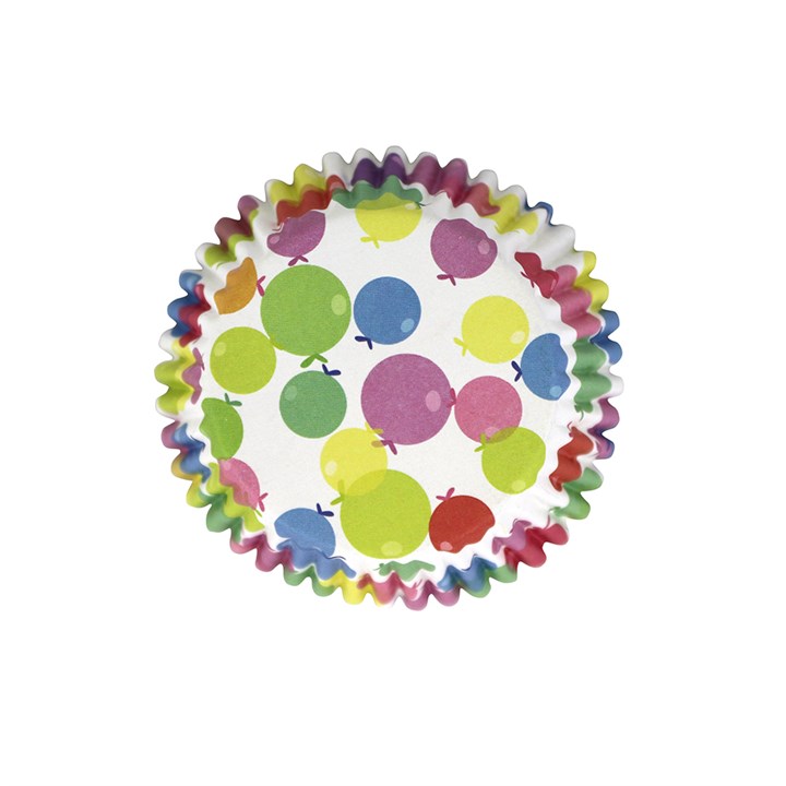 pme Cupcake Cases Foil Lined - Balloons Pk/30