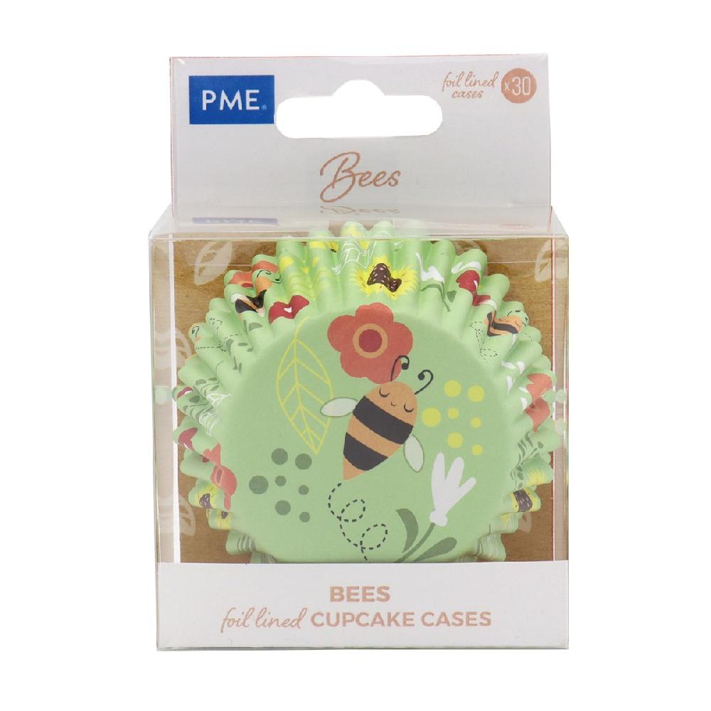 Pme Cupcake Cases Foil Lined – Bees Pk/30