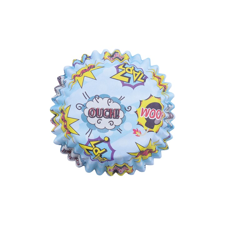 pme Cupcake Cases Foil Lined - Comic Book Pk/30