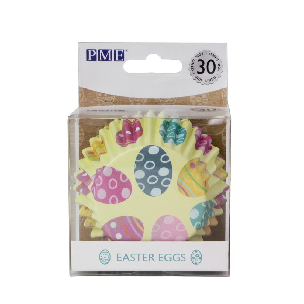 Pme Cupcake Cases Foil Lined – Easter Eggs Pk/30