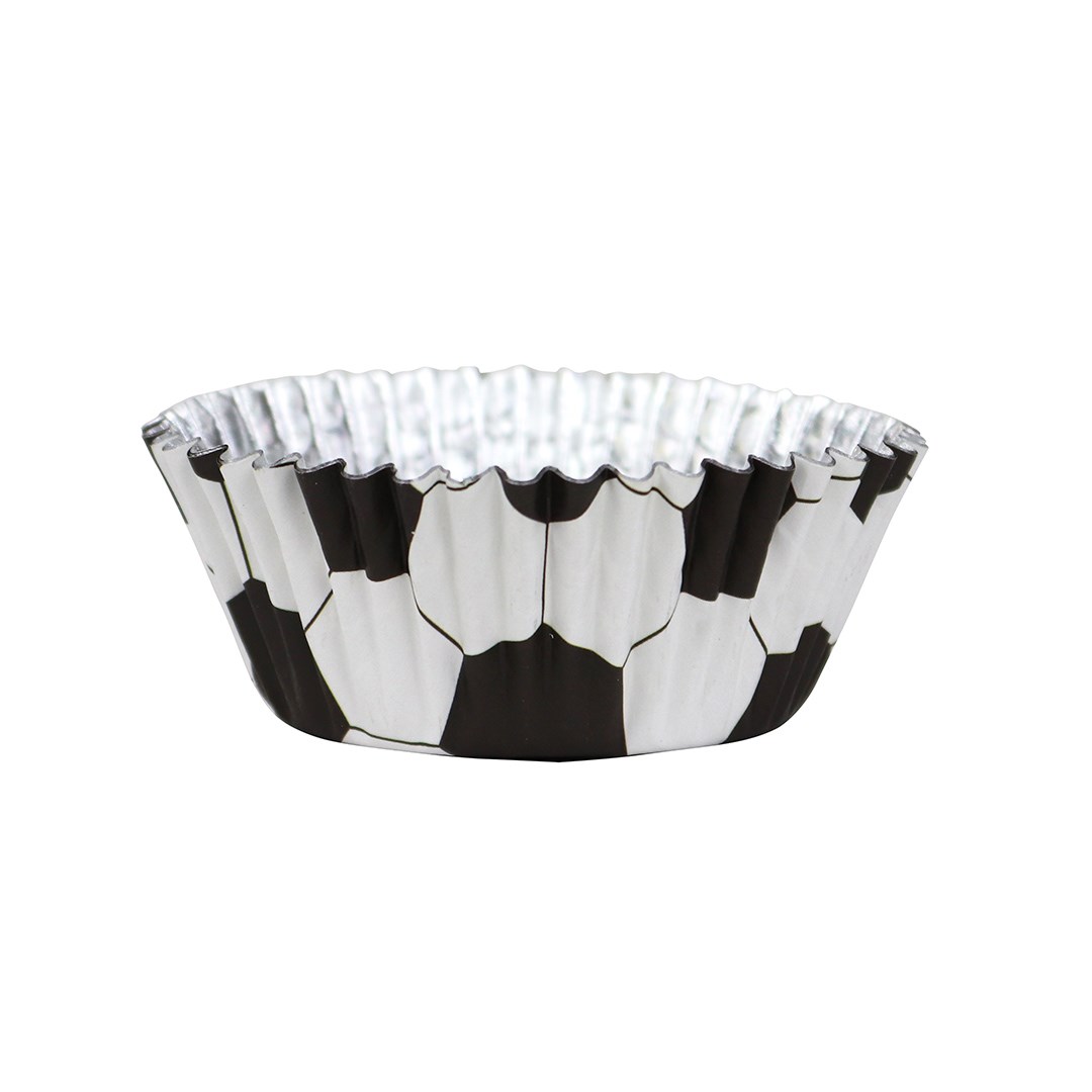 Pme Cupcake Cases Foil Lined - Football Pk/30
